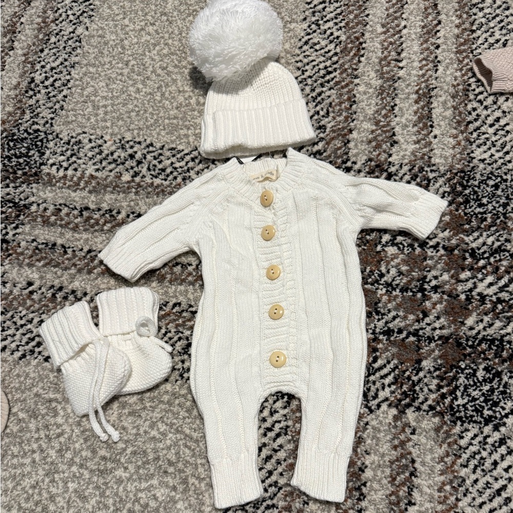 Preemie Sweater Set